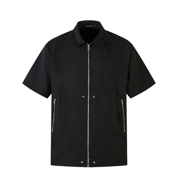 Multi-Zip Shirt Jacket