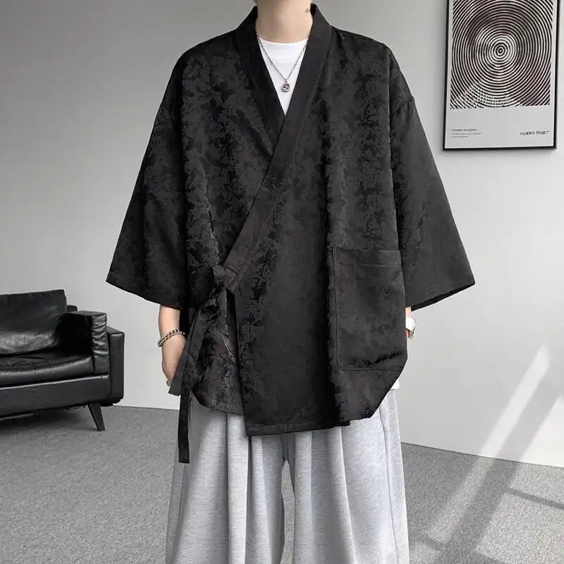 Samurai Jacquard Cardigan